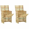 vidaXL Moltukassi me&eth; Rimlum 2 stk. 80x50x100 cm Gagnvarin Fura