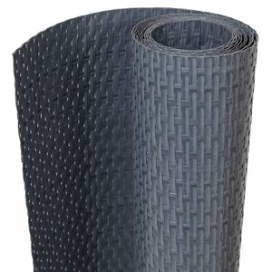 vidaXL Svalaskilr&uacute;m Reykgr&aacute;tt 300x80 cm P&oacute;l&yacute;rattan