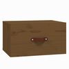 vidaXL Vegghengdur n&aacute;ttbor&eth;ssk&aacute;pur Honey Brown 40x29,5x22 cm