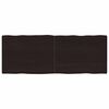 vidaXL Bor&eth;plata D&ouml;kkgr&aacute; 160x60x(2-4) cm Me&eth;h&ouml;ndlu&eth; N&aacute;tt&uacute;rul. Br&uacute;nir