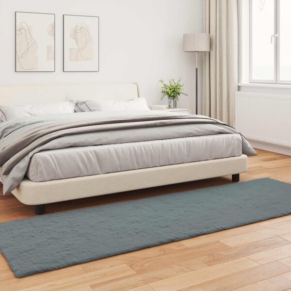 vidaXL Gervikaninufellsd&uacute;kur Olite Antras&iacute;t 80 x 250 cm P&oacute;l&yacute;ester