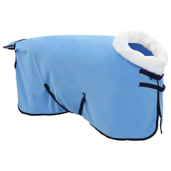 vidaXL Hrossateppa Fullur Aqua 115 cm P&oacute;l&oacute;rafleece