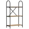 vidaXL Hilla Artisan Eik 60 x 30 x 109 cm Samsettur vi&eth;ur