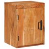 vidaXL N&aacute;ttbor&eth; Br&uacute;nn 35 x 33 x 48 cm Solid Wood Acacia