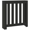 vidaXL Ofnhl&iacute;f Sv&ouml;rt 78x20x82 cm Samsettur Vi&eth;ur