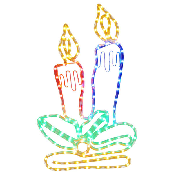 vidaXL J&oacute;lakerti Mynd me&eth; 144 LED 70x42 cm