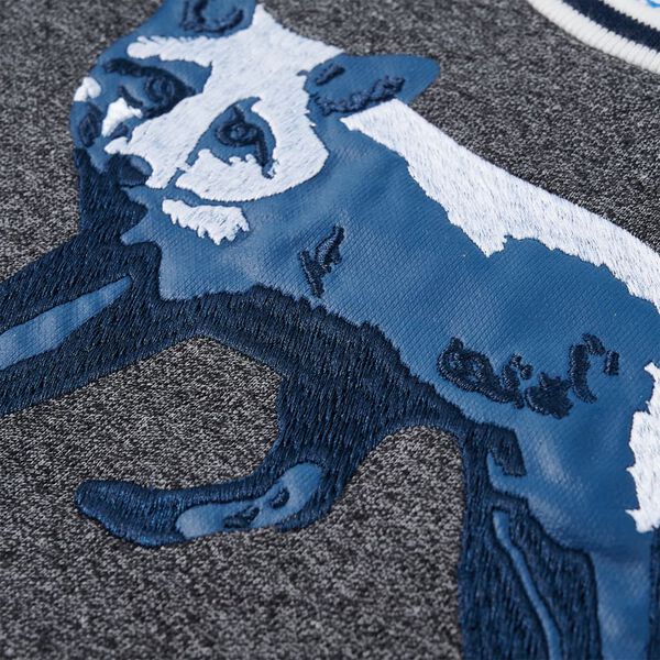 Barnapeysa D&ouml;kkbl&aacute; Blanda 128