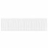 vidaXL Garnogard&iacute;na me&eth; gluggatj&ouml;ldum Hv&iacute;tt 120 x 600 cm P&oacute;l&yacute;ester