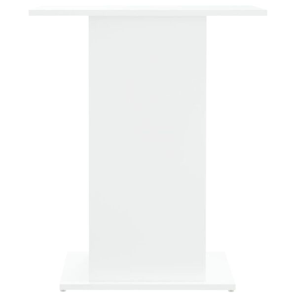 vidaXL Fiskabúrsstandur Hvítur 60,5x36x72,5 cm Samsettur viður