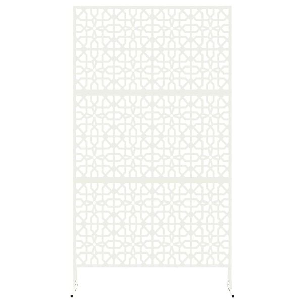 vidaXL Einkageymslur Hv&iacute;tt 100 x 50 x 180 cm St&aacute;l