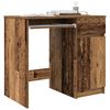 vidaXL Skrifbor&eth; Old Wood 86x49x76 cm Engineered Wood
