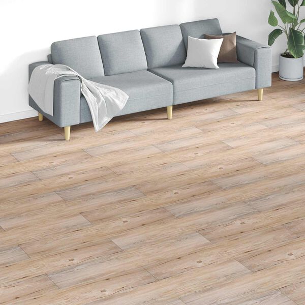 vidaXL G&oacute;lflagnir 18 pcs Br&uacute;nn 5,26 m&sup2; PVC