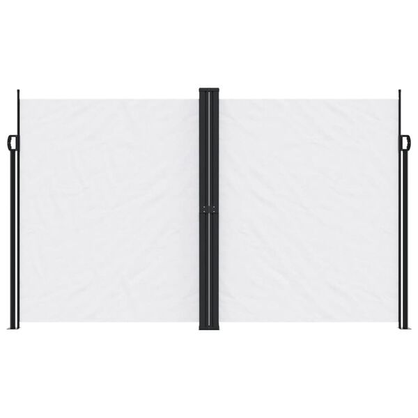 vidaXL &Uacute;tdraganlegur Hli&eth;arskj&oacute;lveggur Hv&iacute;tur 200x600 cm