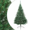 vidaXL H&aacute;lft Gervij&oacute;latr&eacute; me&eth; Standi Gr&aelig;nt 210 cm PVC