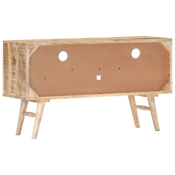 vidaXL Sj&oacute;nvarpssk&aacute;pur 88x30x50 cm Gegnheill Mang&oacute;vi&eth;ur