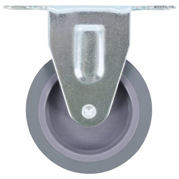 vidaXL Föst hjól 4 stk. 75 mm