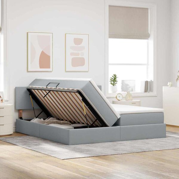 vidaXL Geymslu R&uacute;m me&eth; d&yacute;nu Lj&oacute;sgr&aacute;r 180 x 200 cm Gervile&eth;ur