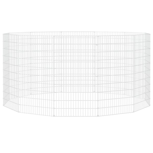 vidaXL gir&eth;ing fyrir frj&aacute;lsr&aelig;&eth;isd&yacute;r, 12 pl&ouml;tur, 54x100 cm, galvaniseru&eth; j&aacute;rn