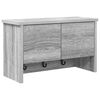 vidaXL Vegghengt fatahengi Gr&aacute;r Sonoma 50 x 20 x 30 cm Samsettur vi&eth;ur