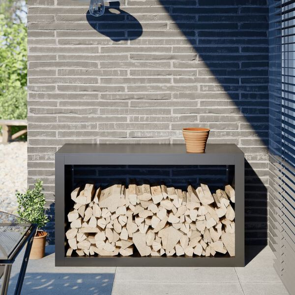 vidaXL Eldivi&eth;argrind Antras&iacute;t 100x40x60 cm St&aacute;l