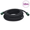 vidaXL Gar&eth;slanga 0,6" 10 m Svart G&uacute;mm&iacute;