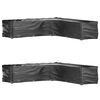 vidaXL L-laga Gar&eth;h&uacute;sgagnayfirbrei&eth;slur 2 stk 20 K&oacute;sar 300x300x70 cm