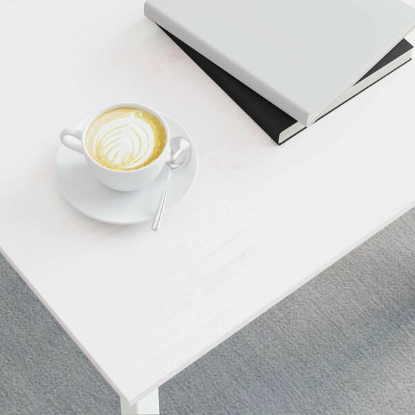 vidaXL S&oacute;fabor&eth; Hv&iacute;tt 50 x 50 x 36 cm Solid furuhikk