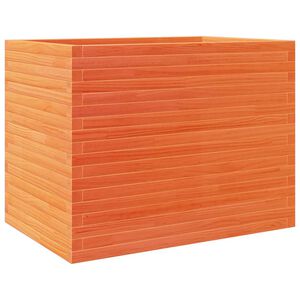 vidaXL Gr&oacute;&eth;urker &iacute; Gar&eth;inn Vaxbr&uacute;nn 90x60x68,5 cm Gegnheil Fura