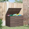 vidaXL Gar&eth;p&uacute;&eth;akassi PE Rattan 145x100x103 cm Br&uacute;nn