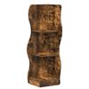 vidaXL Hornhilla Reyktur eikarlitur 34 x 33 x 102 cm Samsettur vi&eth;ur