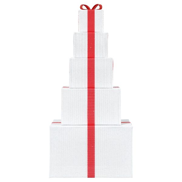 vidaXL jólaskrautsgjafakassi 250 LED heitt hvítt