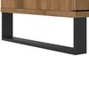 vidaXL Highboard Handverks eik 60x36x110 cm Hanna&eth;ur vi&eth;ur
