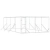 vidaXL &Uacute;tihundask&yacute;li Silfurlita&eth; 4x8x2 m Sinkh&uacute;&eth;a&eth; St&aacute;l
