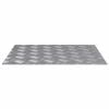 vidaXL Stigaplata R&eacute;tthyrningur 4 pcs Silfur 60 x 50 cm &Aacute;l