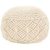 vidaXL Handger&eth;ur Hn&yacute;ttur G&oacute;lfp&uacute;&eth;i 45x30 cm B&oacute;mull