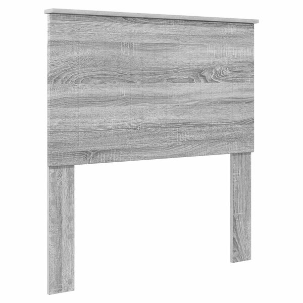 vidaXL Ramsv&iacute;k me&eth; h&ouml;fu&eth;gafl Gr&aacute;r Sonoma 90 x 190 cm Solid furuhikk