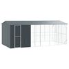 vidaXL Fuglafeiti Antras&iacute;t 645 x 310 x 247 cm Galvaniserad st&aacute;l