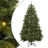 vidaXL Gervi j&oacute;latr&eacute; me&eth; 300 LED Gr&aelig;nn 300 cm PVC og m&aacute;lmur