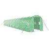 vidaXL Gr&oacute;&eth;urh&uacute;s me&eth; St&aacute;lgrind Gr&aelig;nt 36 m&sup2; 18x2x2 m