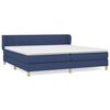 vidaXL H&oacute;lfa&eth; Springr&uacute;m me&eth; D&yacute;nu Bl&aacute;tt 200x200 cm Efni