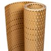 vidaXL Svalaskilr&uacute;m Lj&oacute;sbr&uacute;nt 1000x90 cm P&oacute;l&yacute;rattan
