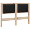 vidaXL H&ouml;f&eth;agafl Anna&eth; Br&uacute;nn 120 cm Gegnheil fura