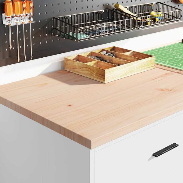 vidaXL Bílskúrsskápar 2 stk. Hvítir Samsettur Viður