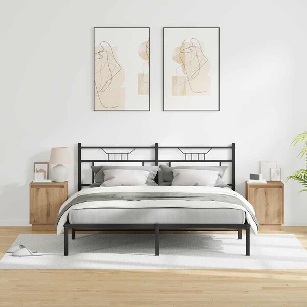 vidaXL Noat&ouml;flu sk&aacute;pur 2 pcs Artisan Eik 39 x 34,5 x 50 cm