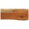 vidaXL Bor&eth;plata 80x40x3,8 cm R&eacute;tthyrnd Gegnheil Akas&iacute;a N&aacute;tt&uacute;rul. Br&uacute;n