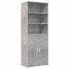 vidaXL H&aacute;r Sk&aacute;pur Steypugr&aacute;r 70x42,5x185 cm Samsettur Vi&eth;ur