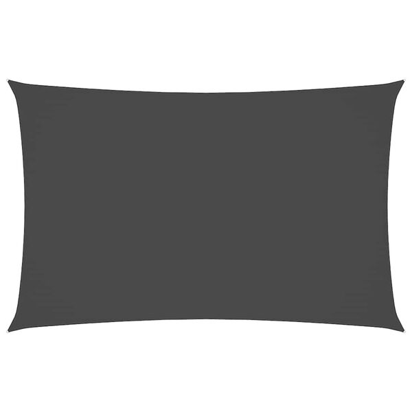 vidaXL S&oacute;lskyggni S&oacute;lsegl Oxfordd&uacute;kur R&eacute;tthyrnt 2x5 m Reykgr&aacute;tt