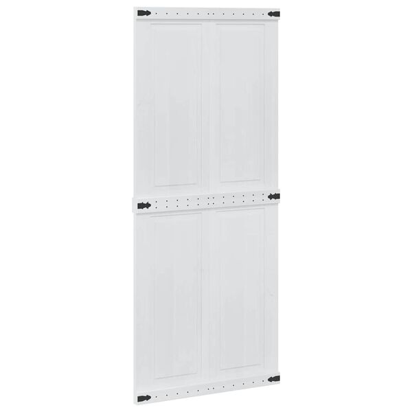 vidaXL Hur&eth; Corona Hv&iacute;tt 90 x 210 cm Samsettur vi&eth;ur