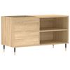 vidaXL Pl&ouml;tusk&aacute;pur Sonoma Eik 85x38x48 cm Samsettur Vi&eth;ur