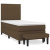 vidaXL H&oacute;lfa&eth; Springr&uacute;m me&eth; D&yacute;nu D&ouml;kkbr&uacute;nt 80x200 cm Tauefni